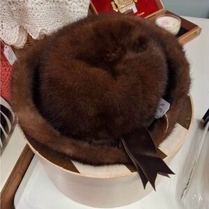 Elegant Brown Fur Hat